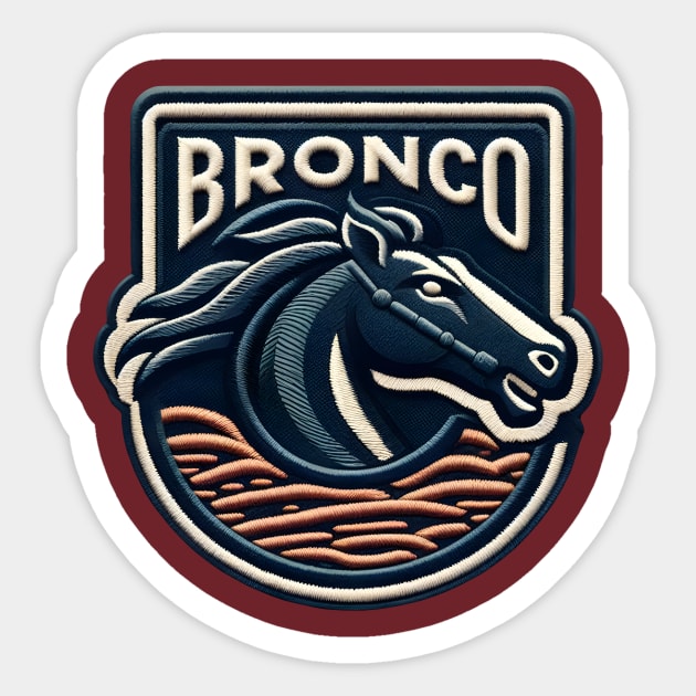 Bronco Sticker by Sobalvarro